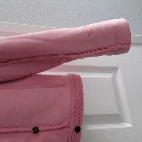 Obermeyer, pink, wooley jacket. Size small - Picture 4 of 7